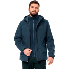 Abrigo Jack Wolfskin Taubenberg 3IN1 Hombre