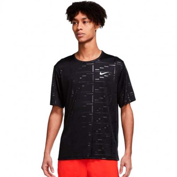 Camiseta Nike Fit UV Run Miler Hombre | Denim